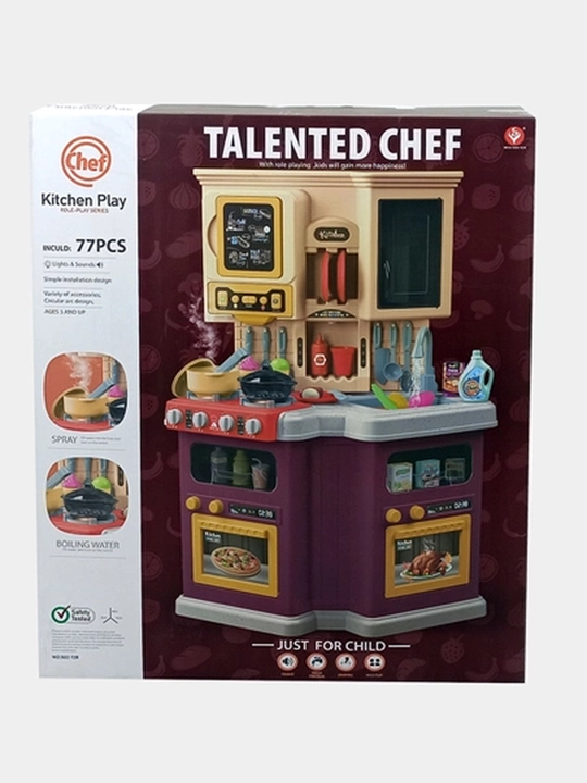 Игровой набор "Talented Chef" Талантливый Шеф — Детская кухня с аксессуарами - 