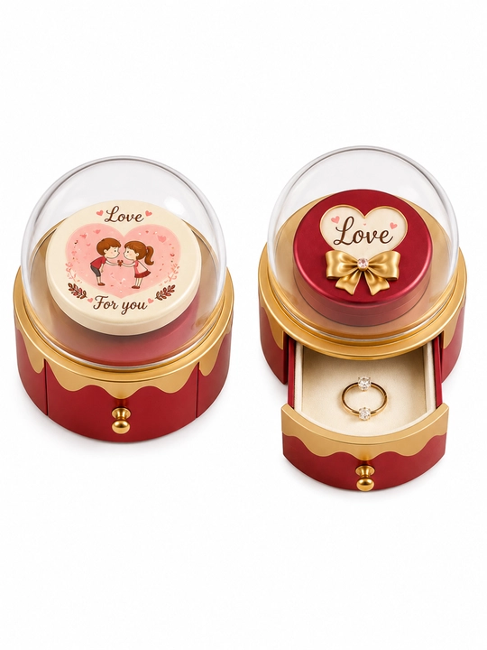 Романтическая подарочная шкатулка для кольца, love коробочка, подарок девушке - 