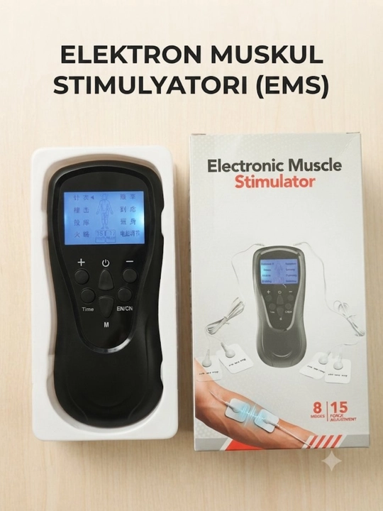 Elektron muskul stimulyatori EMS, tana uchun miostimulyator masajyor va elektrod apparat - 