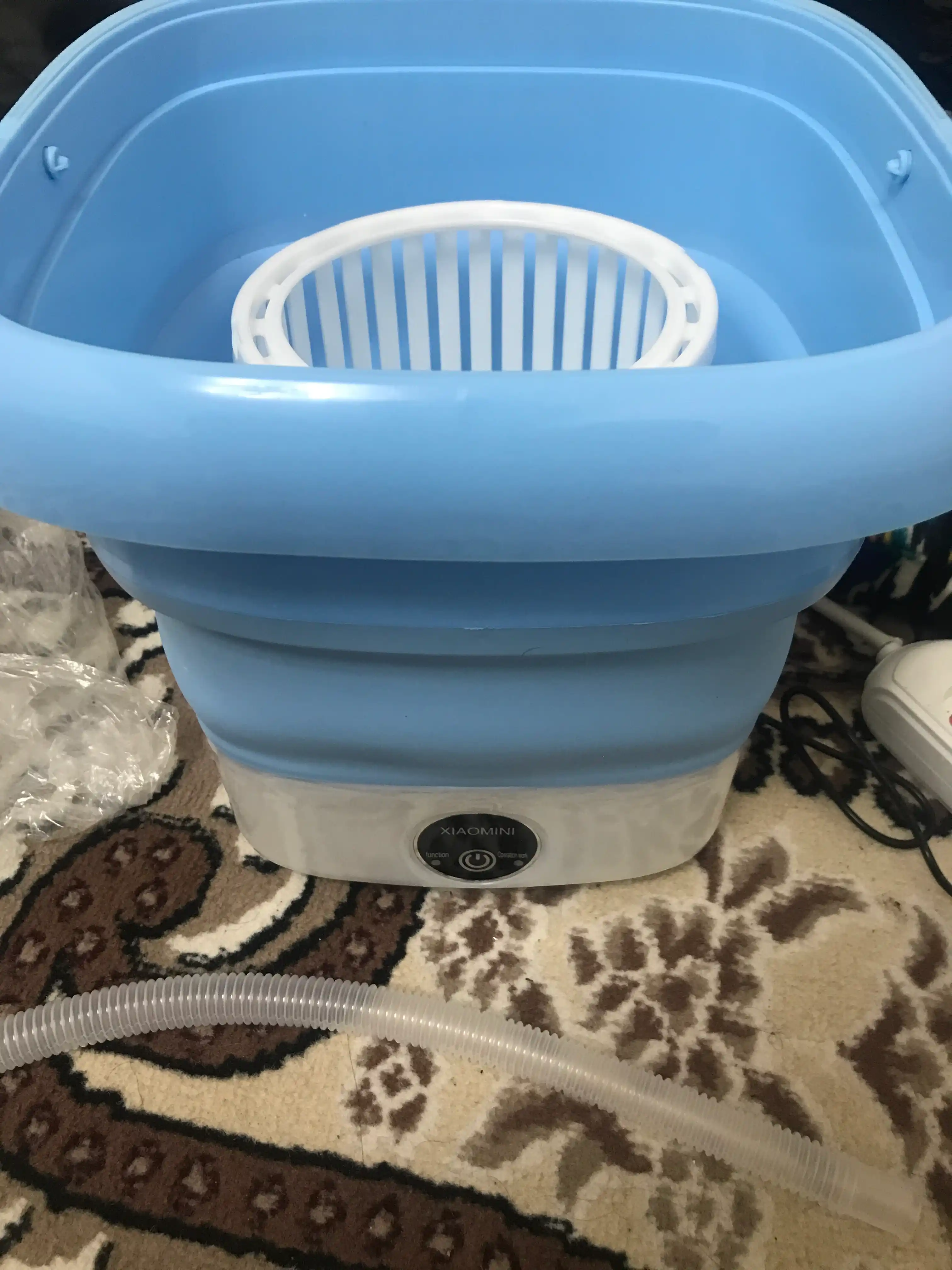 Kirmashina kiyimlarni yuvish uchun yig'iladigan kir mashina, 5L