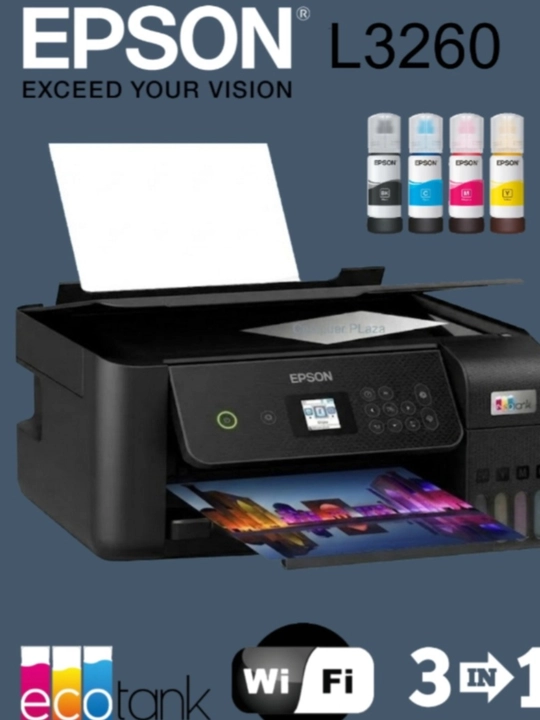 Epson L3260 MFP, A4 rangli printer, skaner, kopir, WiFi, 4 rang, 5760x1440 dpi