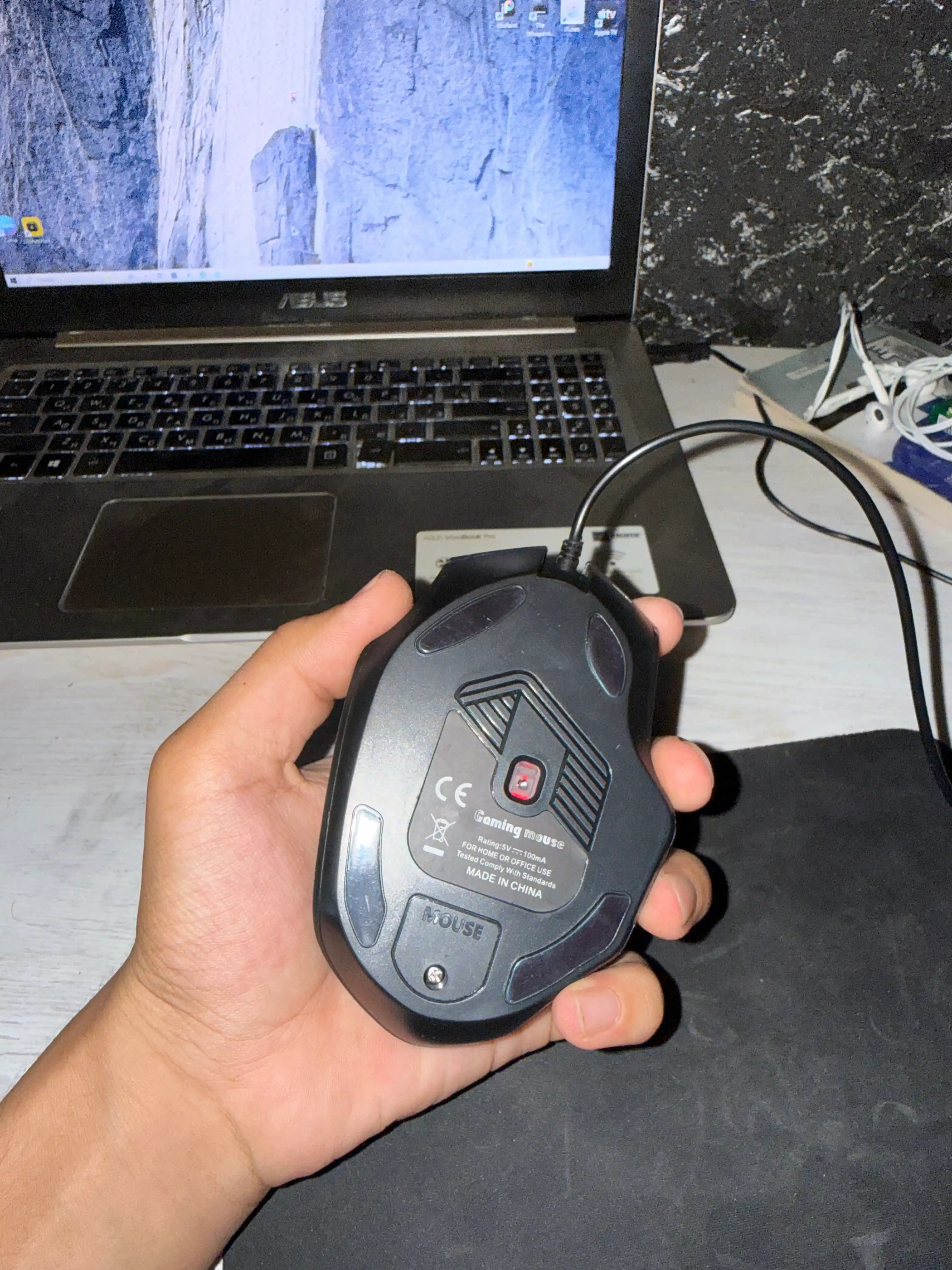 Igrovoy mishka 7 tugmali, sichqoncha simli, gaming mouse RGB