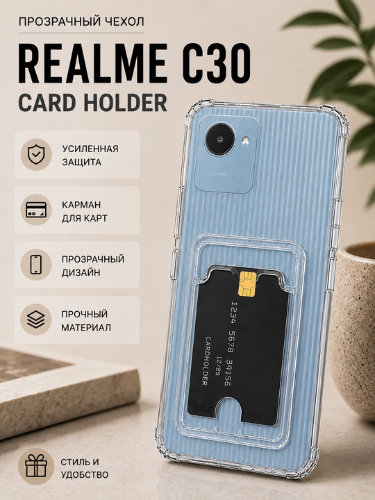 Realme C30 smartfoni uchun gʻilof