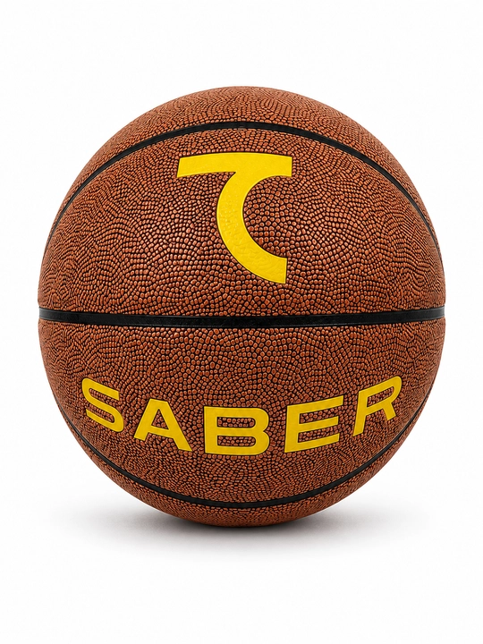 7SABER basketbol to‘pi, basketbol sport to‘pi, mashg‘ulot  uchun, mustahkam, 7-o‘lcham