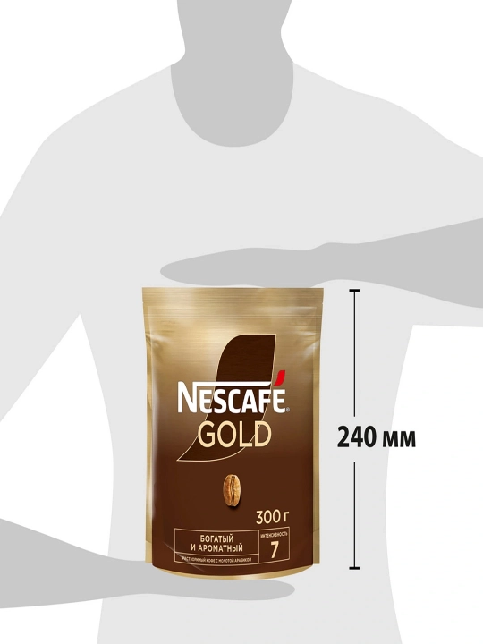 Растворимый кофе Nescafe Gold, 300 г