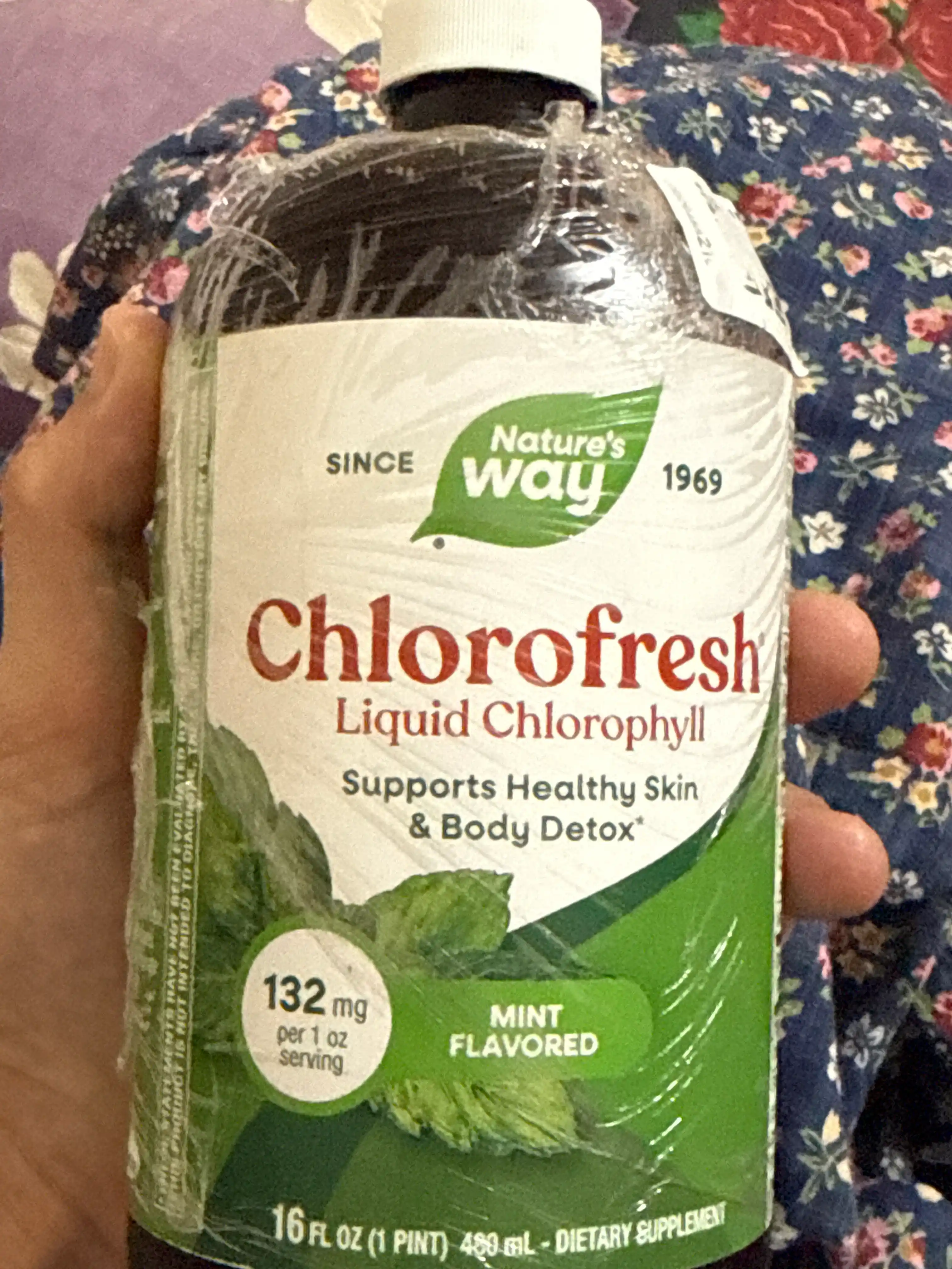 Хлорофилл со вкусом мяты, Nature's Way Liquid Chlorofresh, 480 мл