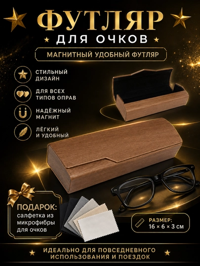 Противоударный футляр для очков