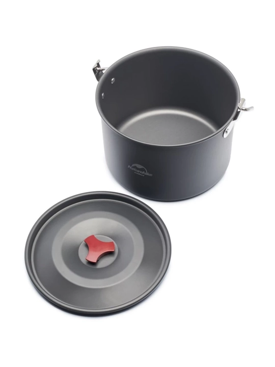 Туристический подвесной котелок Naturehike NH17D021-G, серый, 4–6 человек