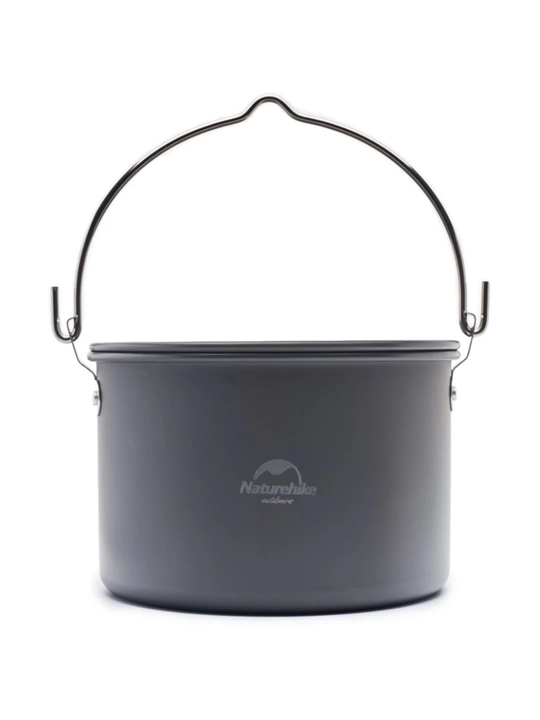 Туристический подвесной котелок Naturehike NH17D021-G, серый, 4–6 человек