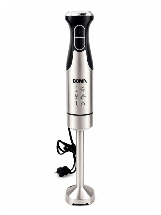 Qo'l blenderi 4 in 1, quvvati 300-1000W BOMA, ko‘p funksiyali blender, metall pogrujnoy
