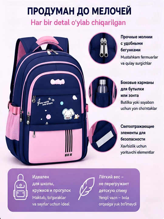 Рюкзак для школы ортопедический, школьный рюкзак, портфель