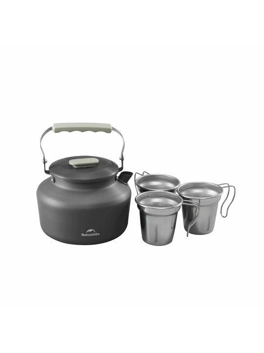 Туристическая фляга Naturehike CNK2450CF030 с 3 чашками - 
