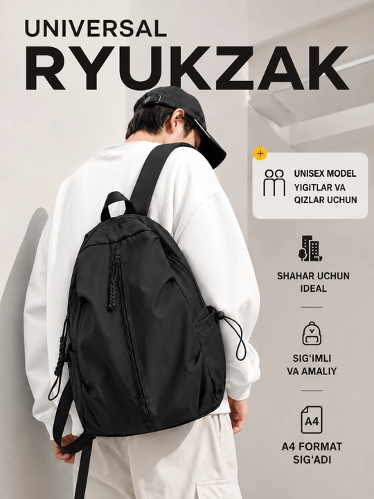 Maktab sumkasi , ayollar, erkaklar uchun , noutbuk uchun,sumka, ryukzak maktab uchum