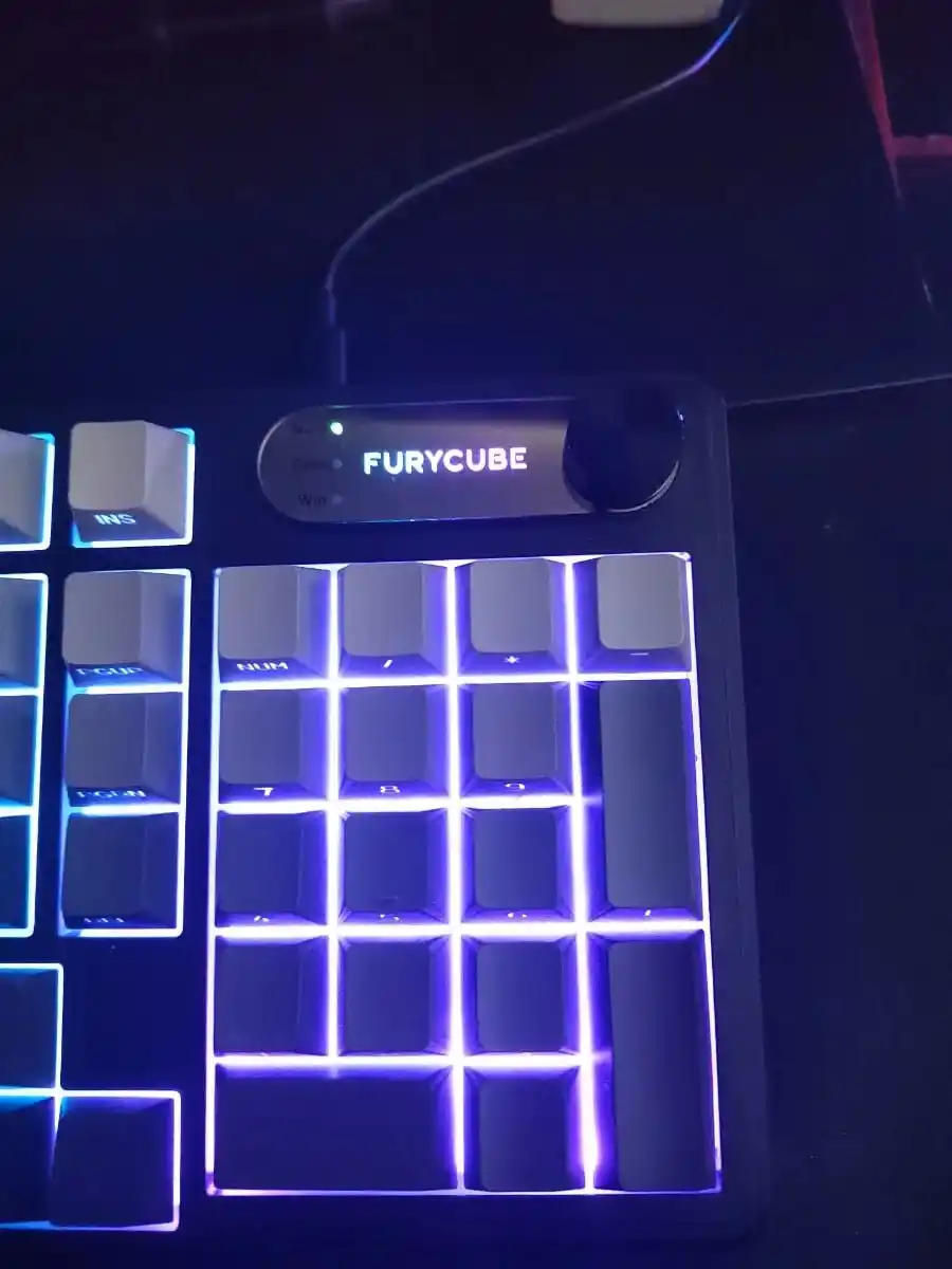 FURYCUBE IP98 o‘yin klaviaturasi RU/EN klaviaturasi, 98 ta tugma