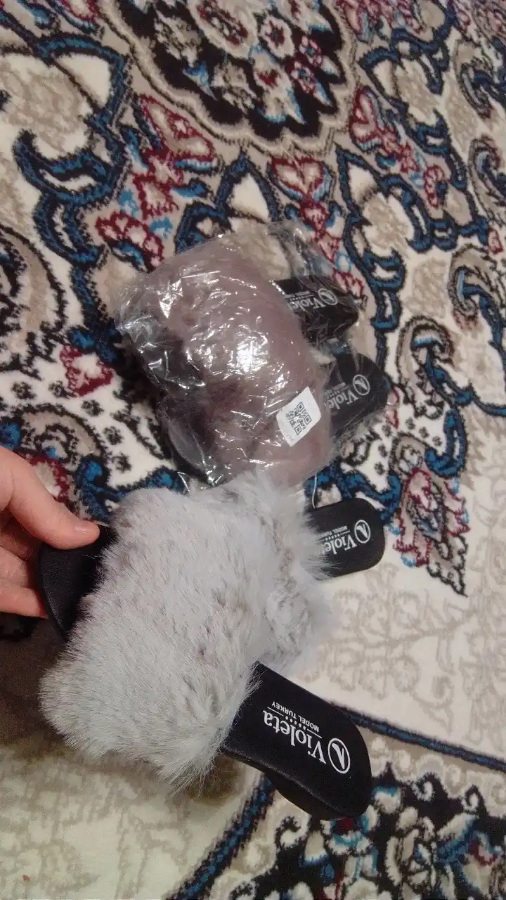 Ayollar uy shippaklari, tukli tapichkalar, uy va ko'chaga kiyish uchun tapochka, 36-40