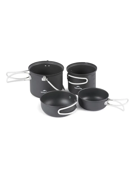 Набор туристической посуды Naturehike NH18T018-G 4 в 1 - 