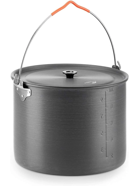 Подвесной туристический котелок Naturehike H026 10 л, алюминиевый - 