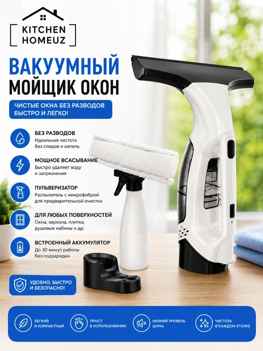 Вакуумный очиститель для окон - 