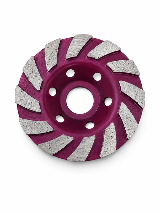Beton, tosh, granit va marmar uchun olmosli silliqlash kosasi, 100 mm