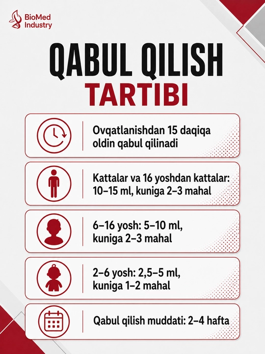 Mukoleks — Tabiiy balg‘am ko‘chiruvchi sirop, 150 ml