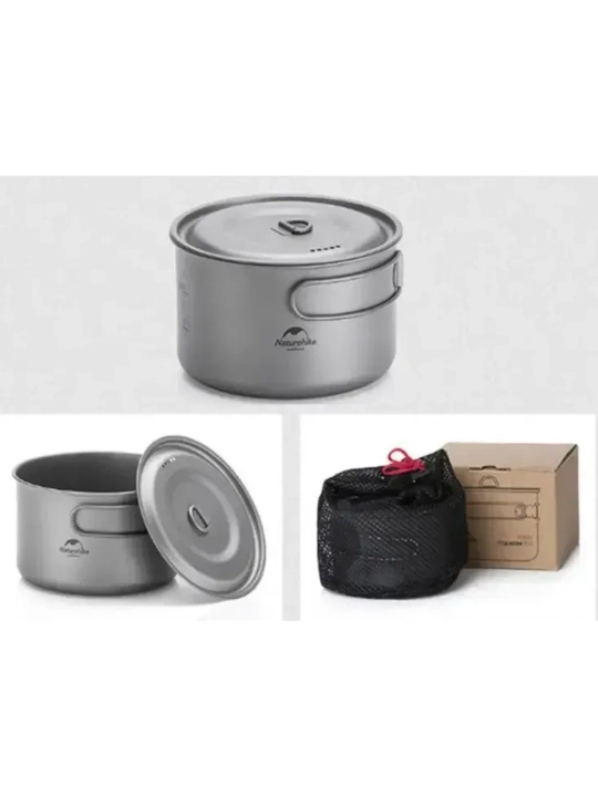 Naturehike TDG02 titan sayyohlik qozoni, 1,3 l, NH18T202-B
