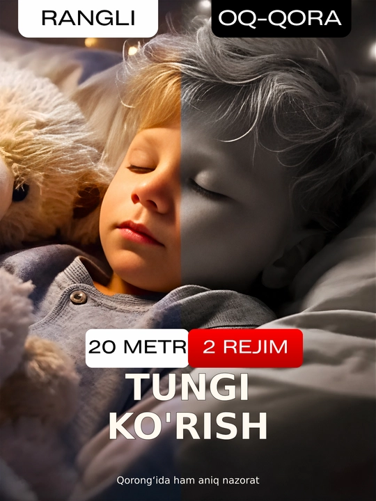 Беспроводная Wi-Fi камера наблюдения, для дома Full HD, с 2 камерами