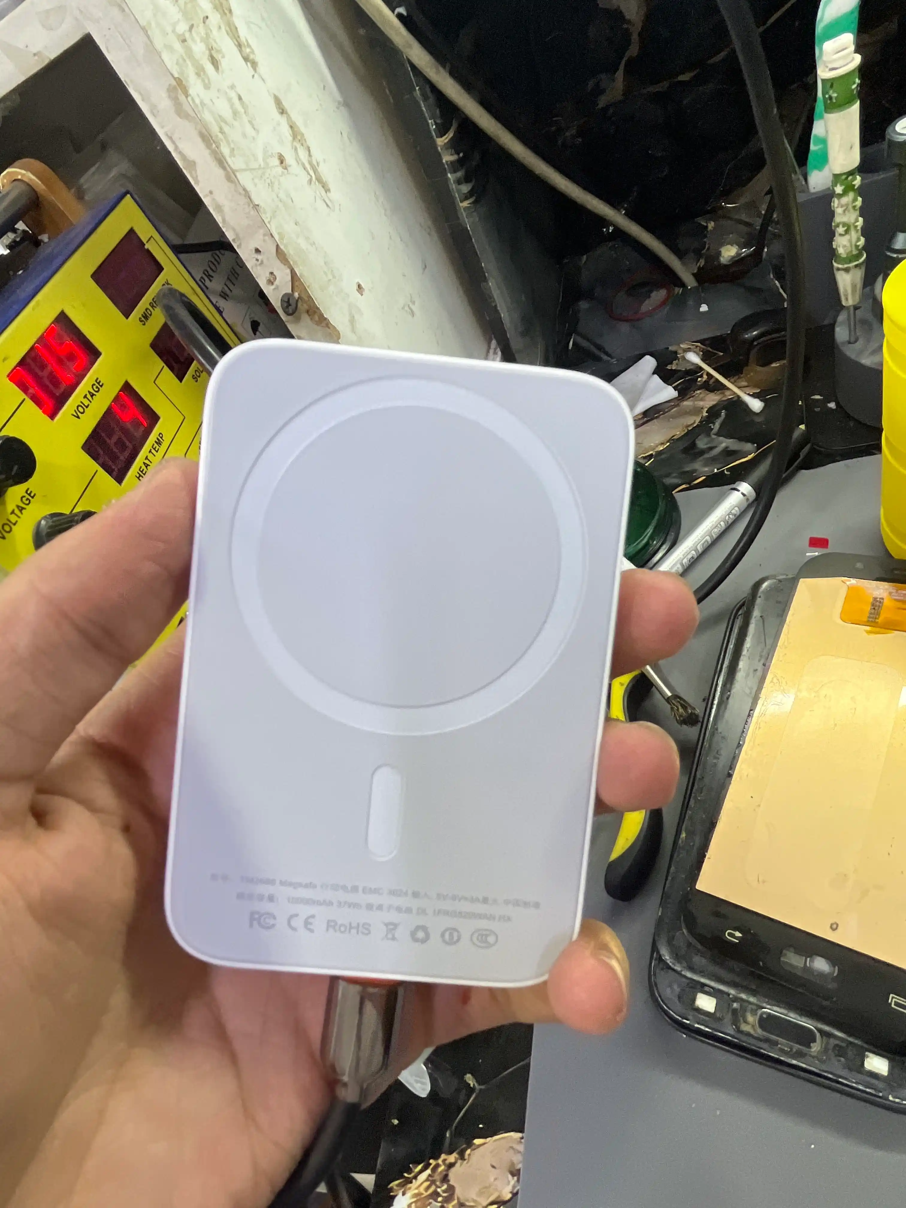 IPhone uchun simsiz MagSafe powerbank, 10 000 mA/soat