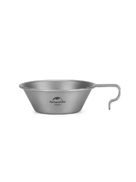 Подвесная титановая миска Naturehike NH21CJ010, 450 мл - 