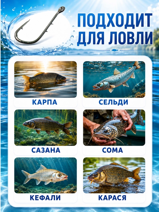 Karp baliq ovlash qarmoqlari