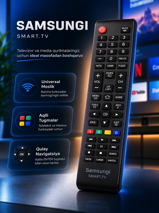 Televizor uchun pult SAMSUNG, SMART TV - 