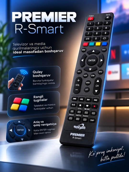 Пульт для телевизоров Roison, premier, R-smart - 