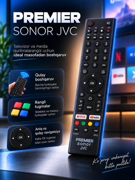 Televizor uchun pult PREMIER SONOR JVC - 