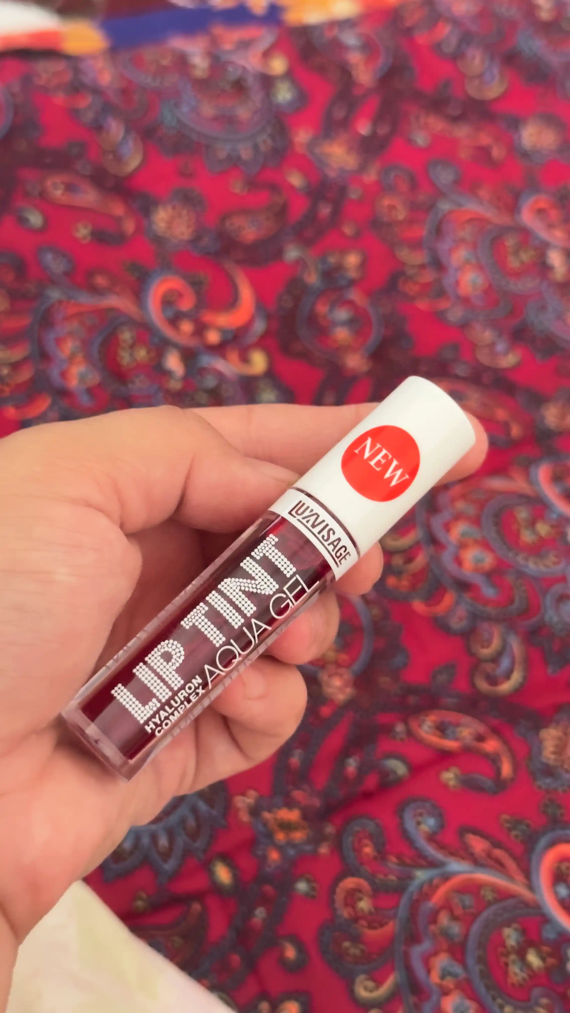 Тинт LUXVISAGE LIP TINT AQUA GEL с гиалуроновым комплексом