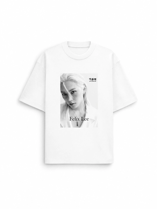 Футболка K-POP Straykids FELIX APRIL by ARTYOM CHOI, oversize, unisex - 