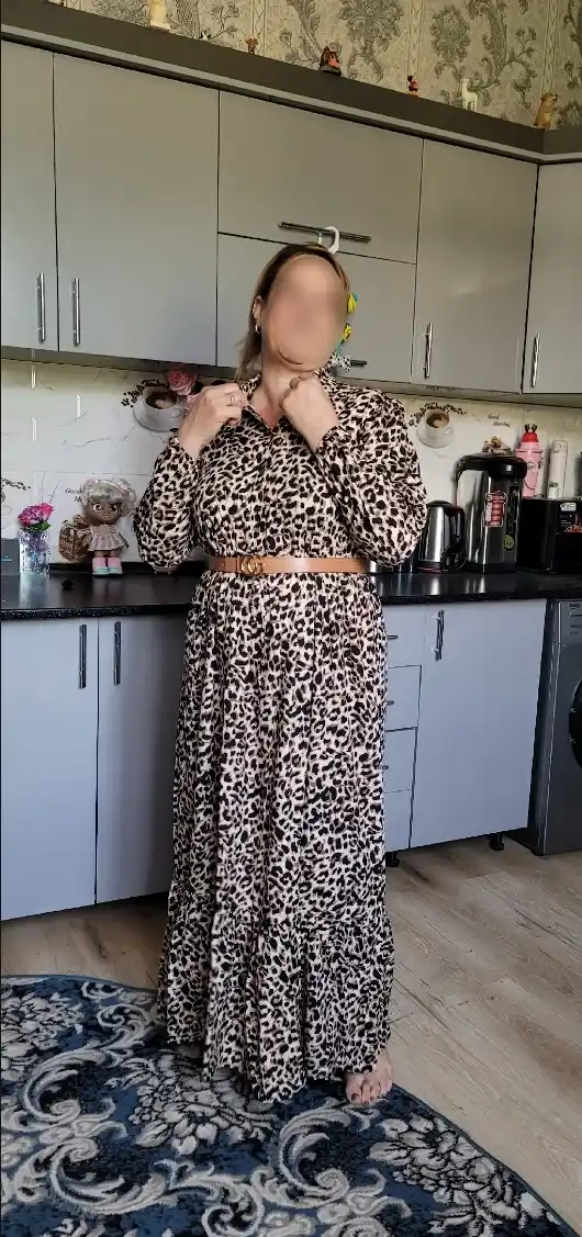 Ko`ylak ayollar uchun ZGY, yozgi, shtapel, leopard printli