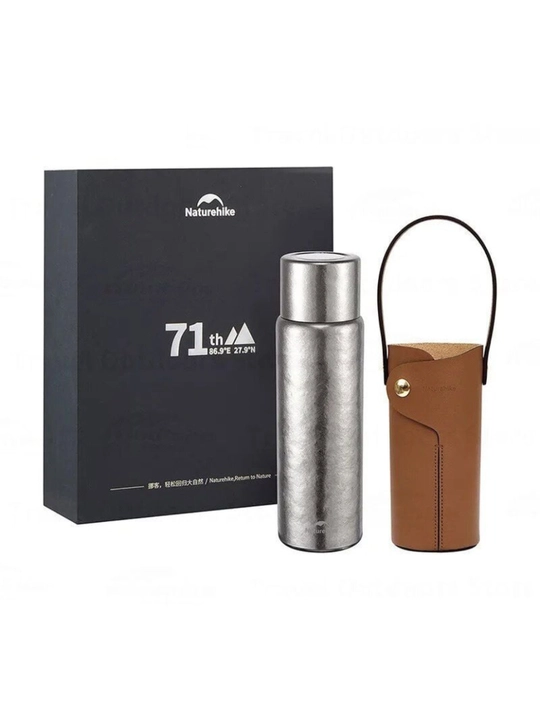 Титановая термокружка Naturehike CNK230CF012, 600 мл - 