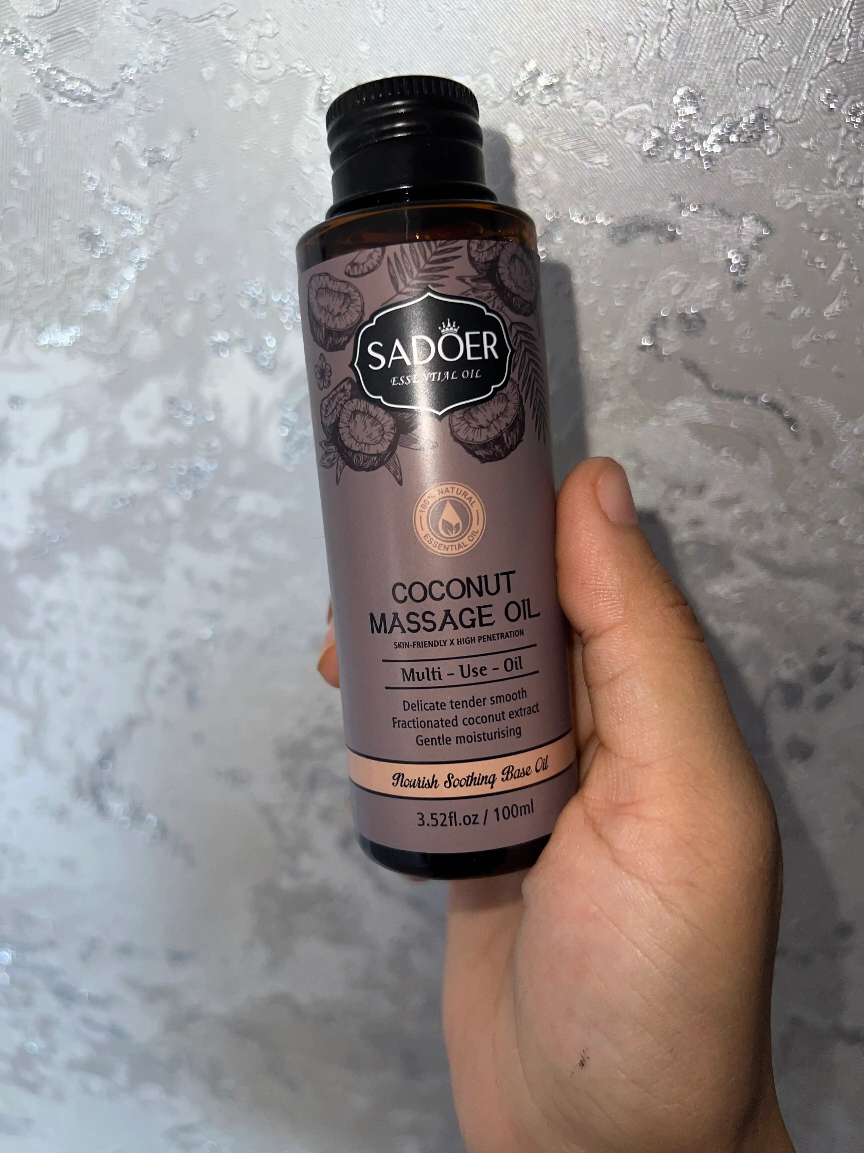 Jojoba va kokos moyi, tabiiy, 100 ml, yuz, tana va sochlar uchun kosmetik vosita