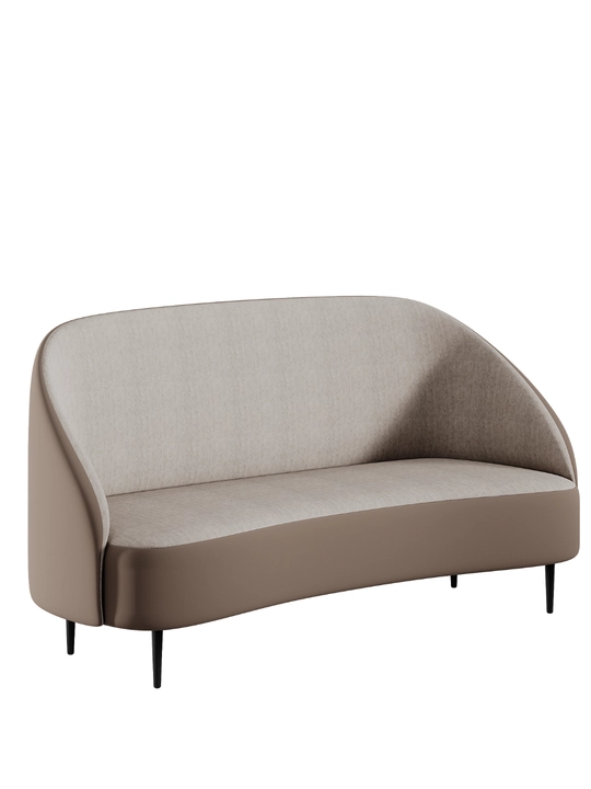 AIKO Lilla divan, uy va ofis uchun, metall oyoqli, divan, 173 x 67 x 77 sm