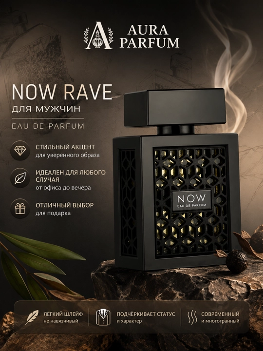 Мужские духи Now RAVE, мужские ароматы для осеннего и зимнего сезона, парфюмерия на разлив - 