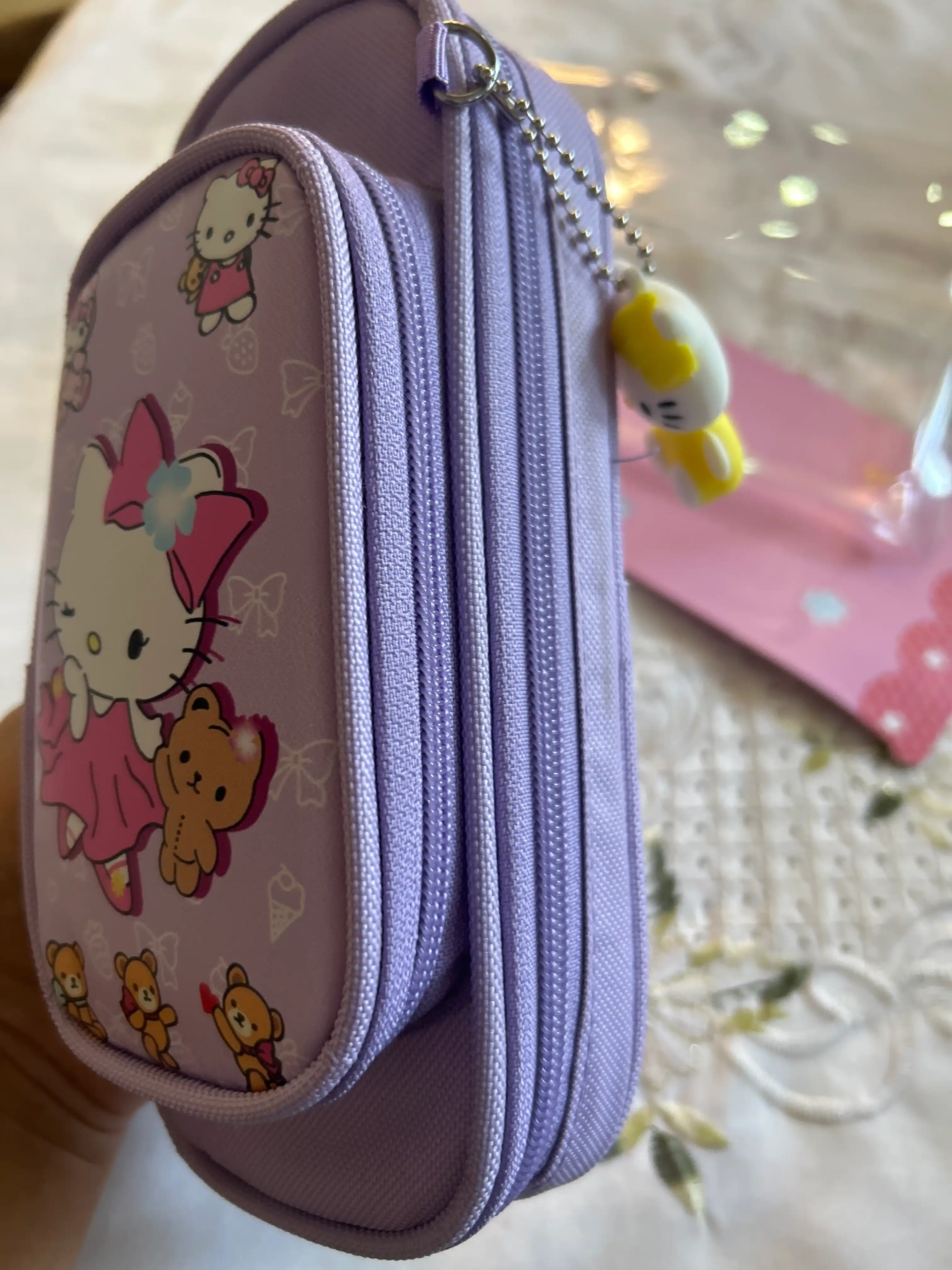 Maktab qalam qutisi Stitch, hello kitty, barbi, kosmonavt, kuromi penal, spiderman