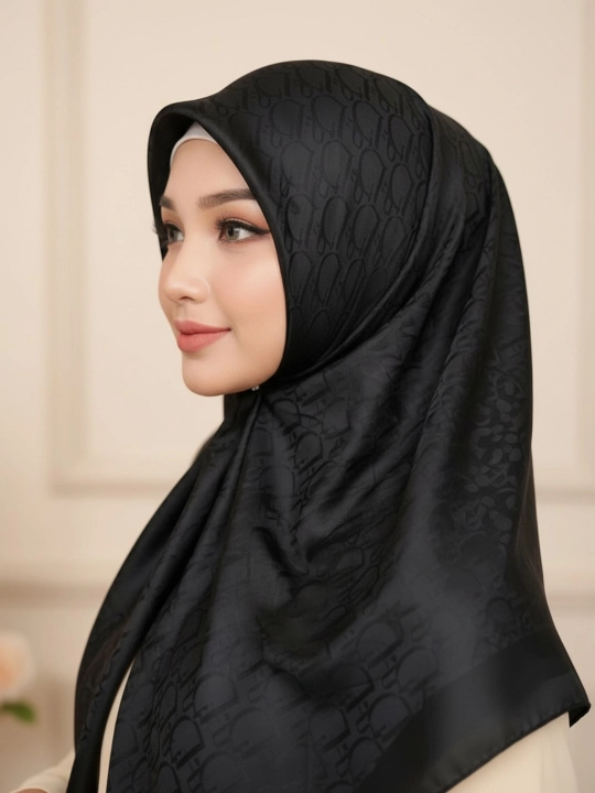 DIOR ipak ro'mol, sharf, hijob 95x95 sm - 