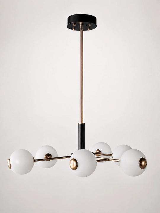 Osma LED lyustra 6 plafonli , 3 xil yorug‘lik rejimi, 20 m² gacha