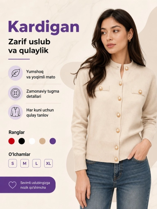 Ayollar kardigani