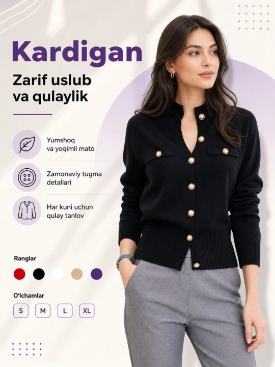 Ayollar kardigani