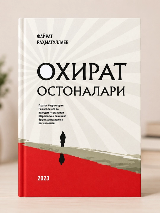 Охирот остоналари, Файрат Рахматуллаев, книга на узбекском языке - 