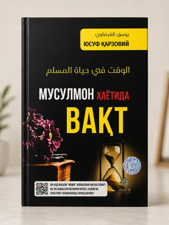 Время в жизни мусульманина — счастье, Юсуф Карзави. Книга на узбекском - 