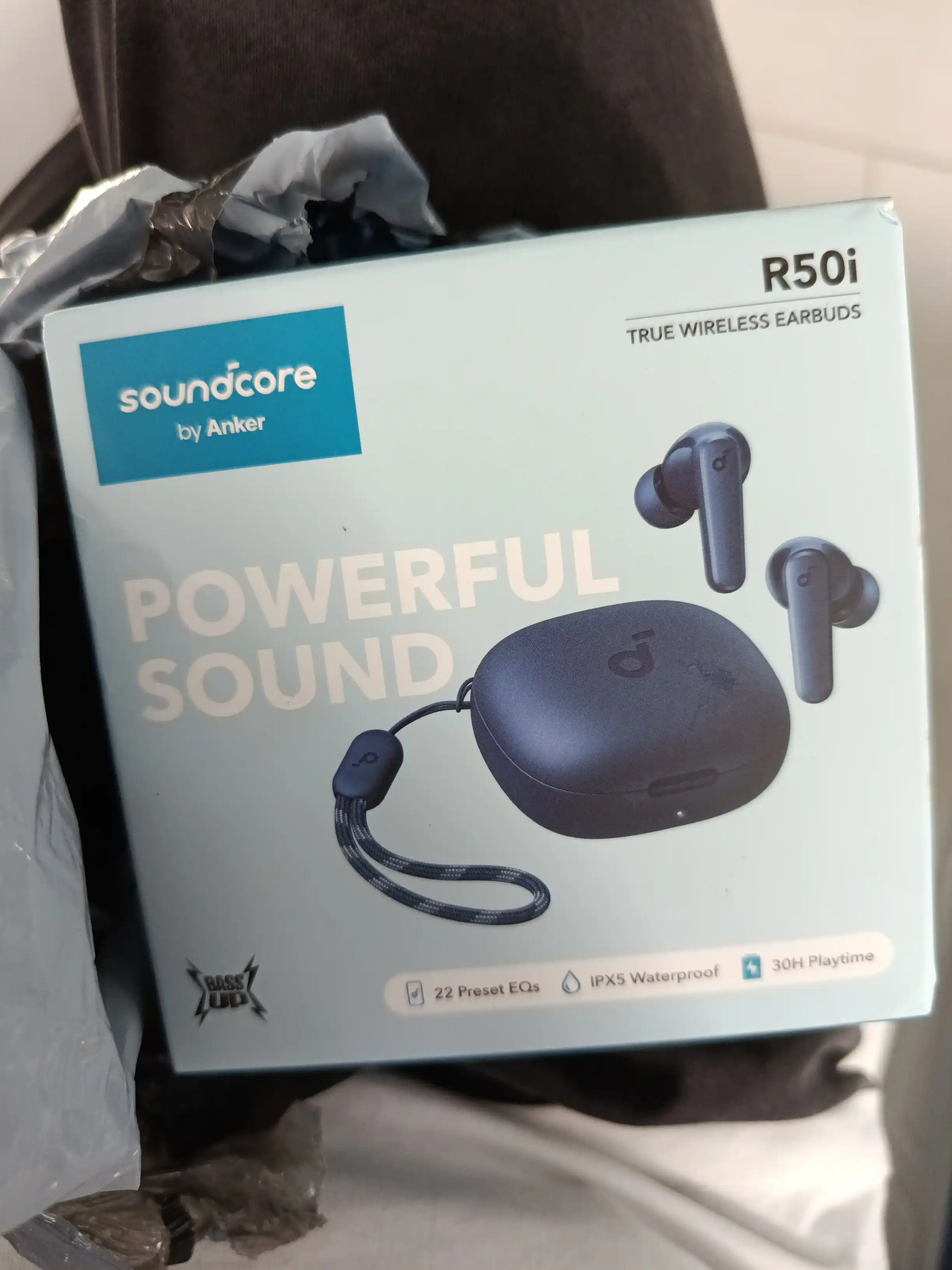 Simsiz quloqchinlar Anker Soundcore R50i AI ENC, Game Mode va shnuri bilan, global versiya