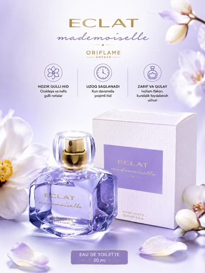 Ayollar uchun atir Eclat Mademoiselle, Oriflame 50 ml - 
