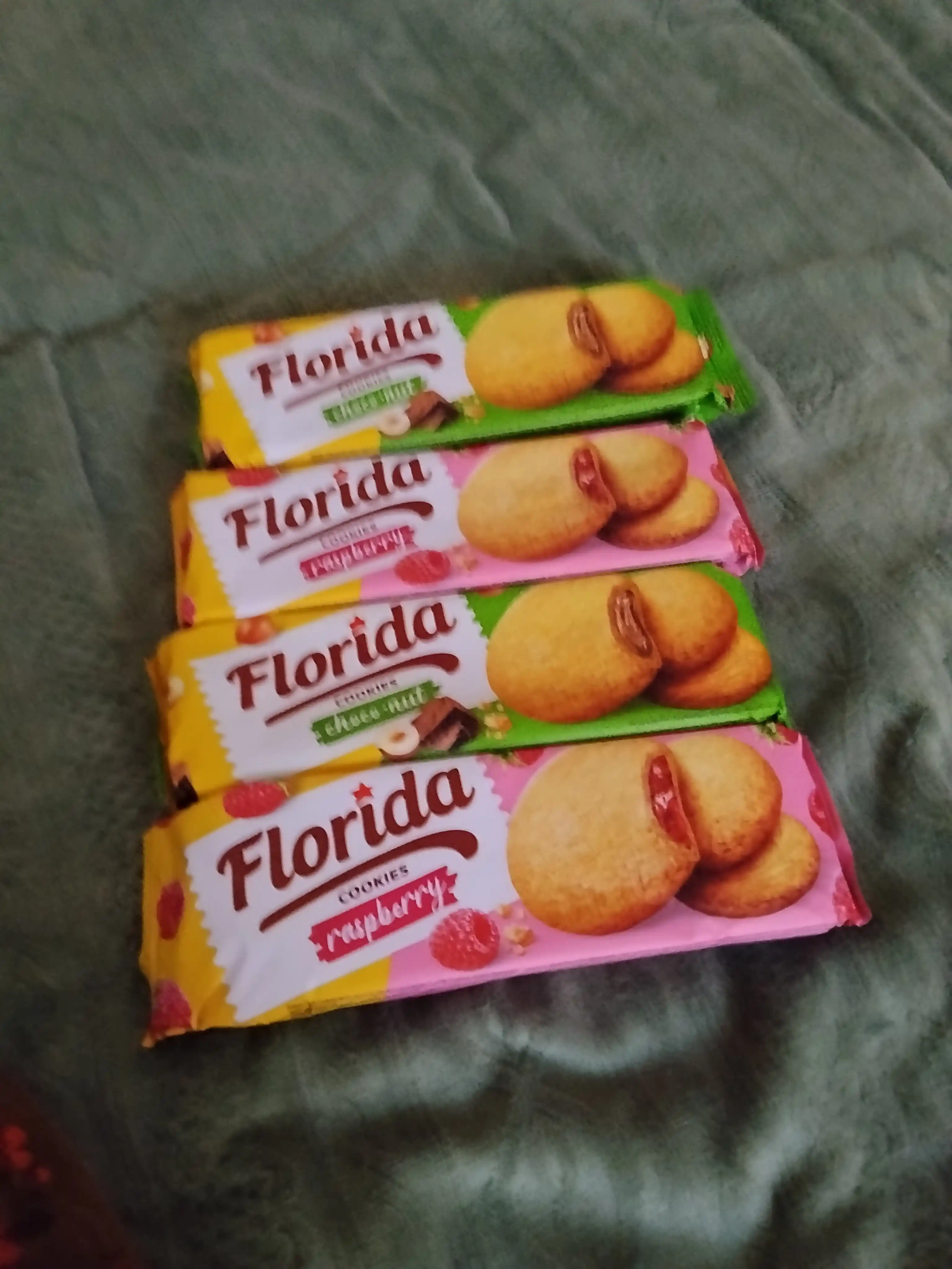 Печенье Florida, со вкусом малины, 158 г