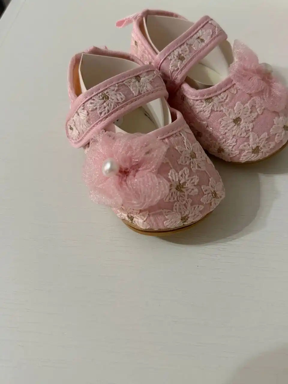 Qiz bolalar va chaqaloqlar uchun tufli pintekilar 0 oydan 18 oygacha bo‘lgan chaqaloqlar